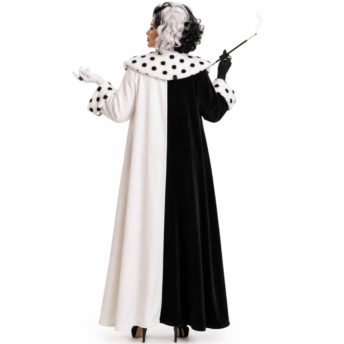 Womens Cruella Coat Costume