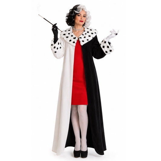 Womens Cruella Coat Costume