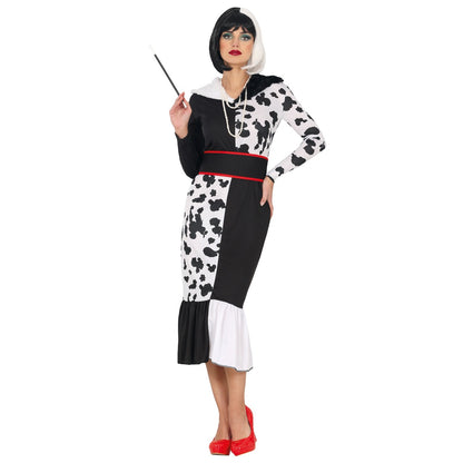 Womens Cruella Lady Costume