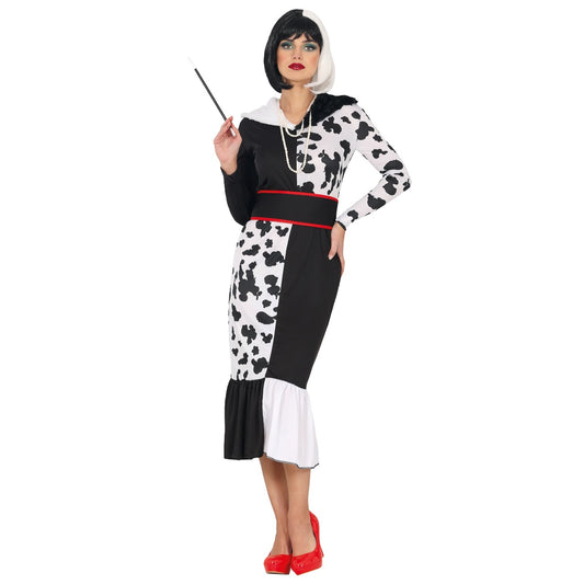 Womens Cruella Lady Costume