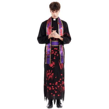 Mens Bloody Priest Costume