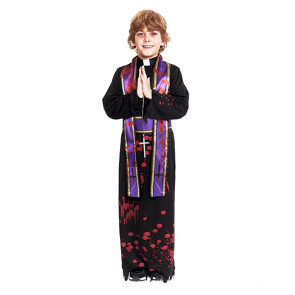 Boys Bloody Priest Costume