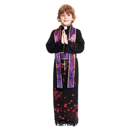 Boys Bloody Priest Costume