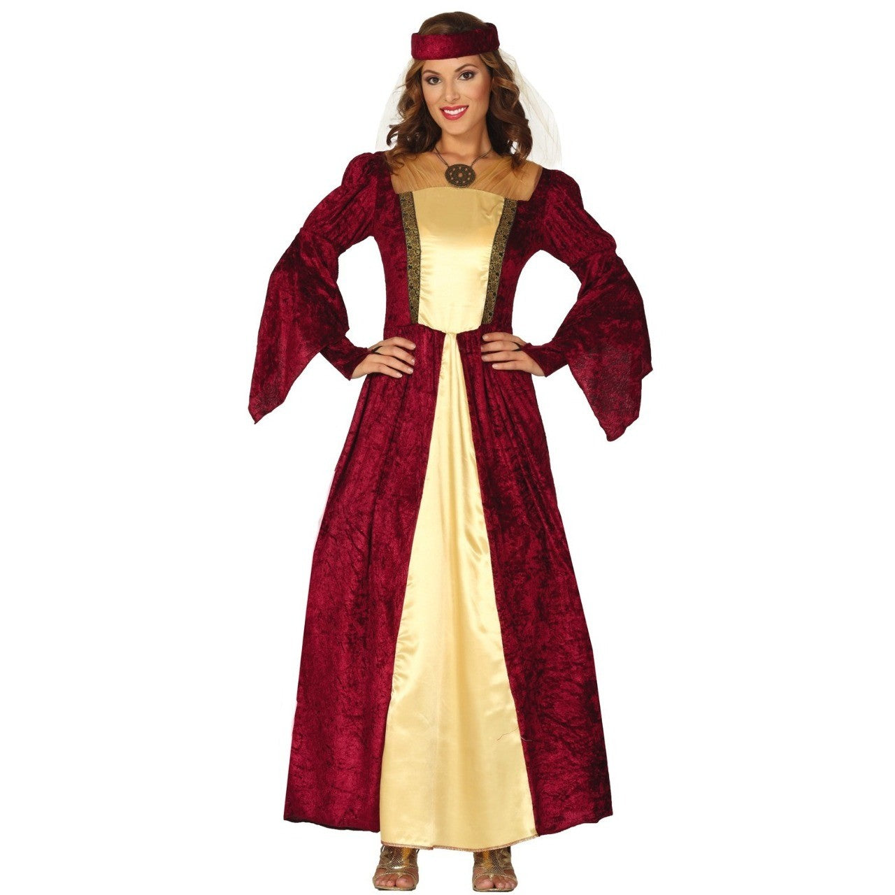 Womens Astrid Medieval Lady Costume