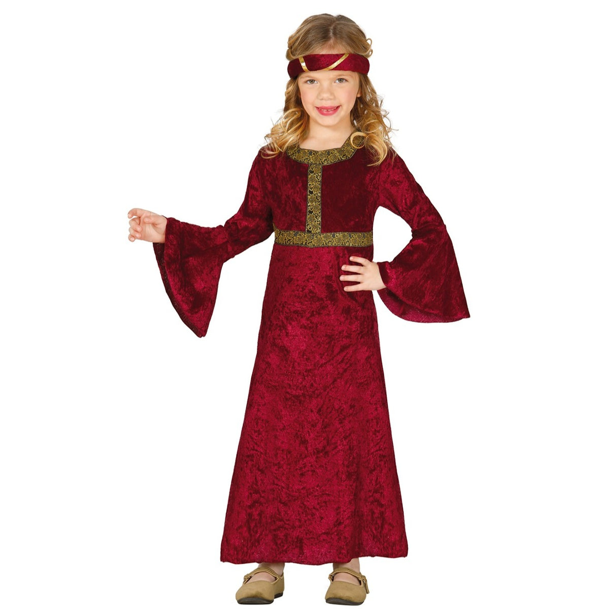 Girls Sandra Medieval Lady Costume