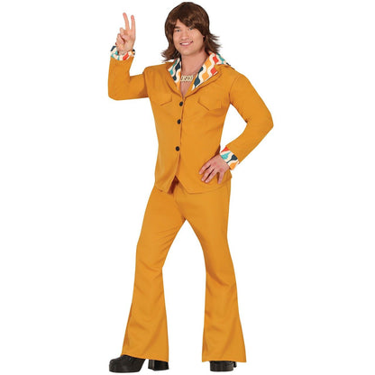 Mens Orange 70s Costume