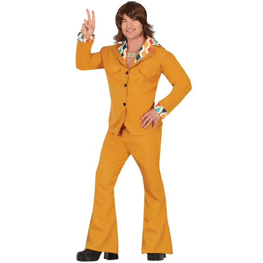 Mens Orange 70s Costume
