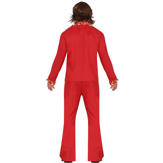 Mens Red 70s Costume