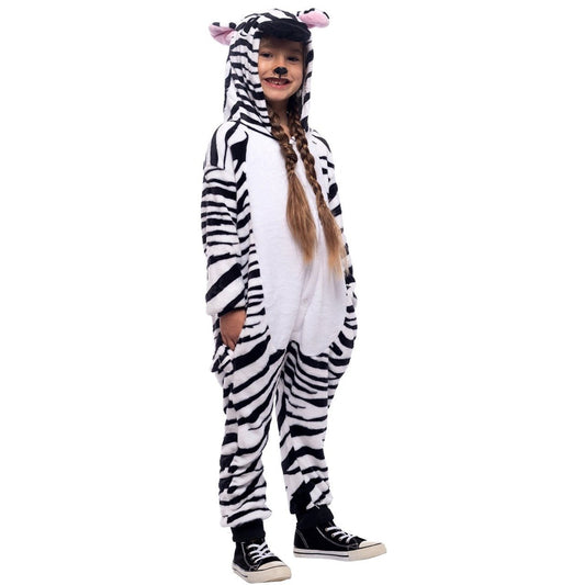 Kids Striped Zebra Costume