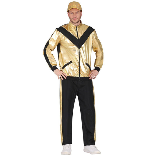 Mens Gold Tracksuit Costume