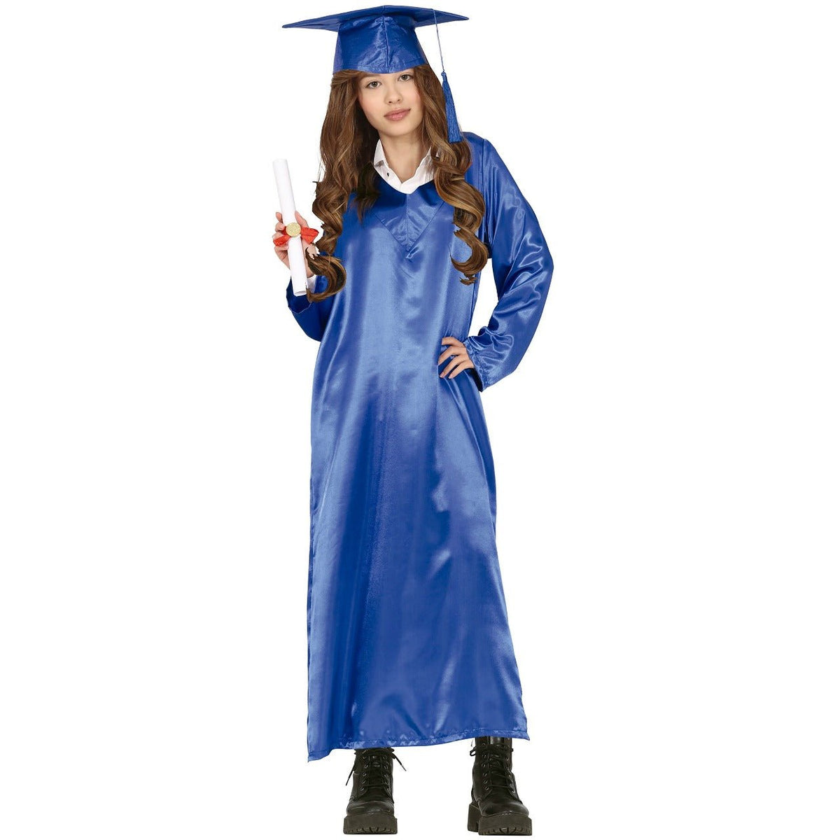 Blue Graduate Costume Teenager