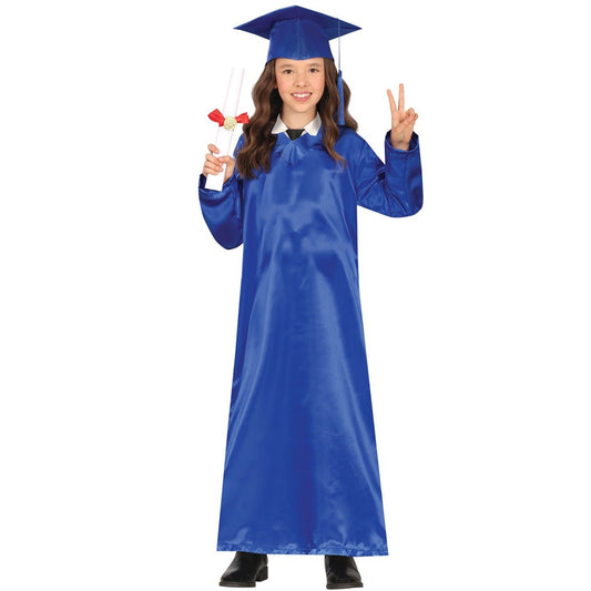 Kids Blue Graduate Costume