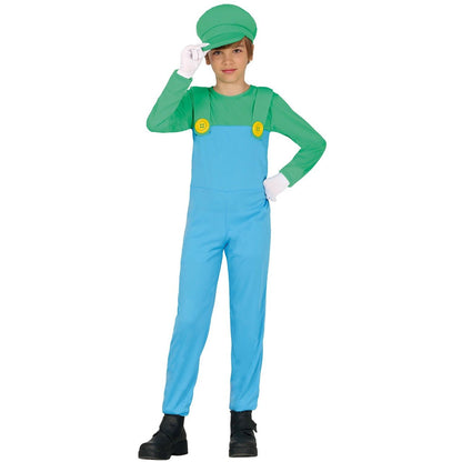 Kids Luigi Train Driver Costume