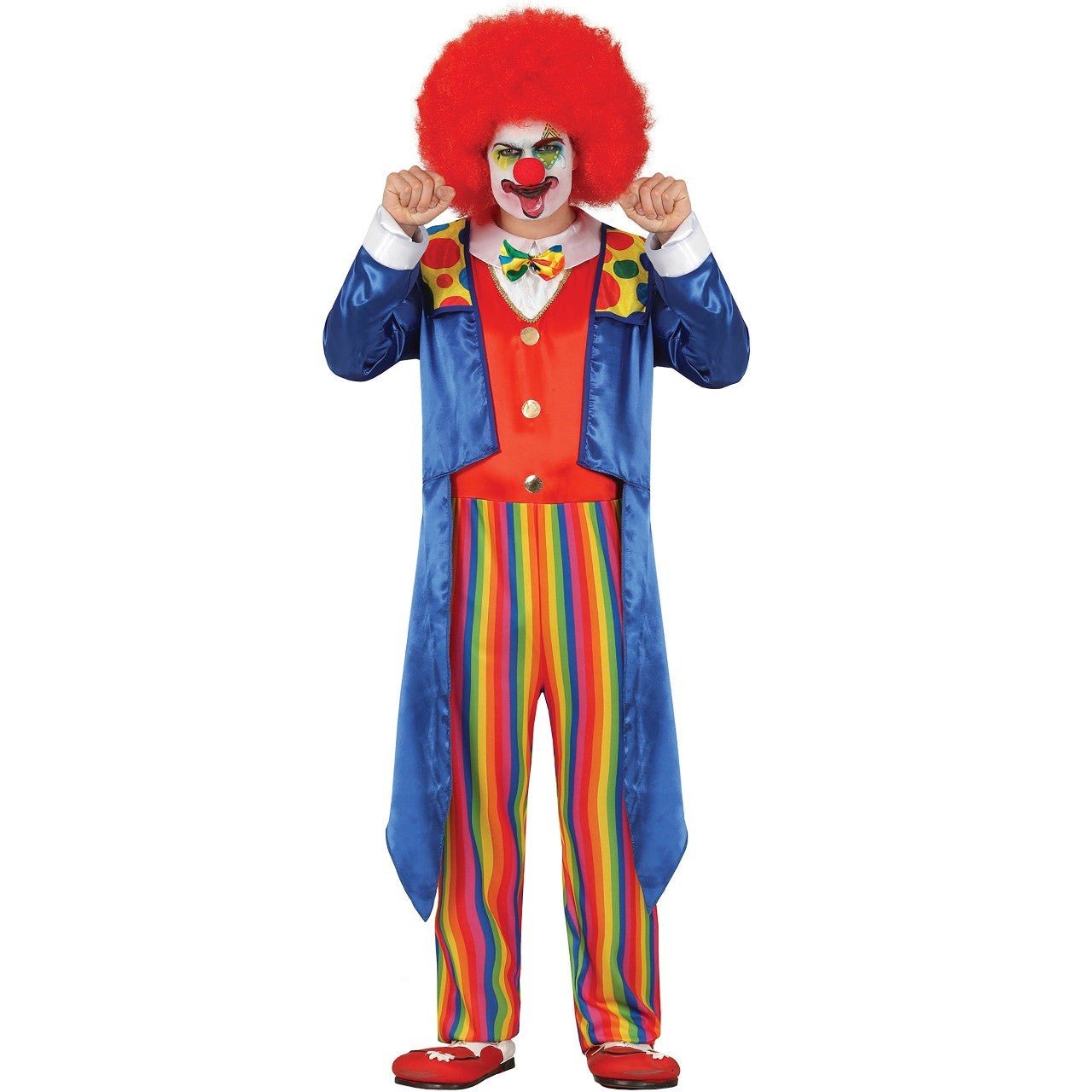 Mens Smile Clown Costume