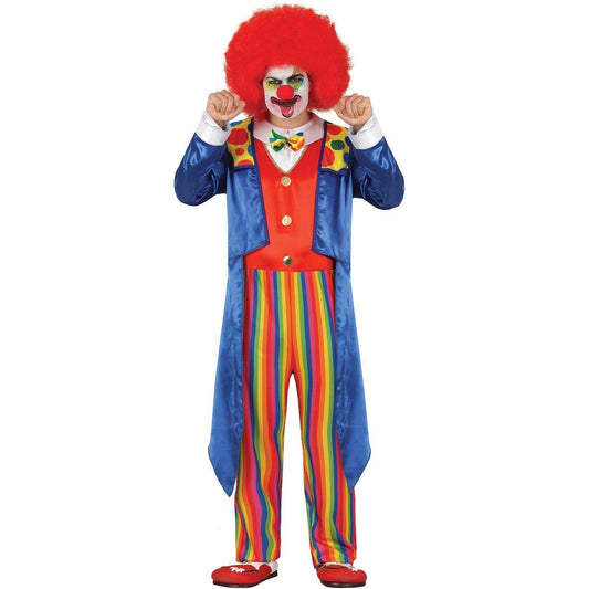 Mens Smile Clown Costume