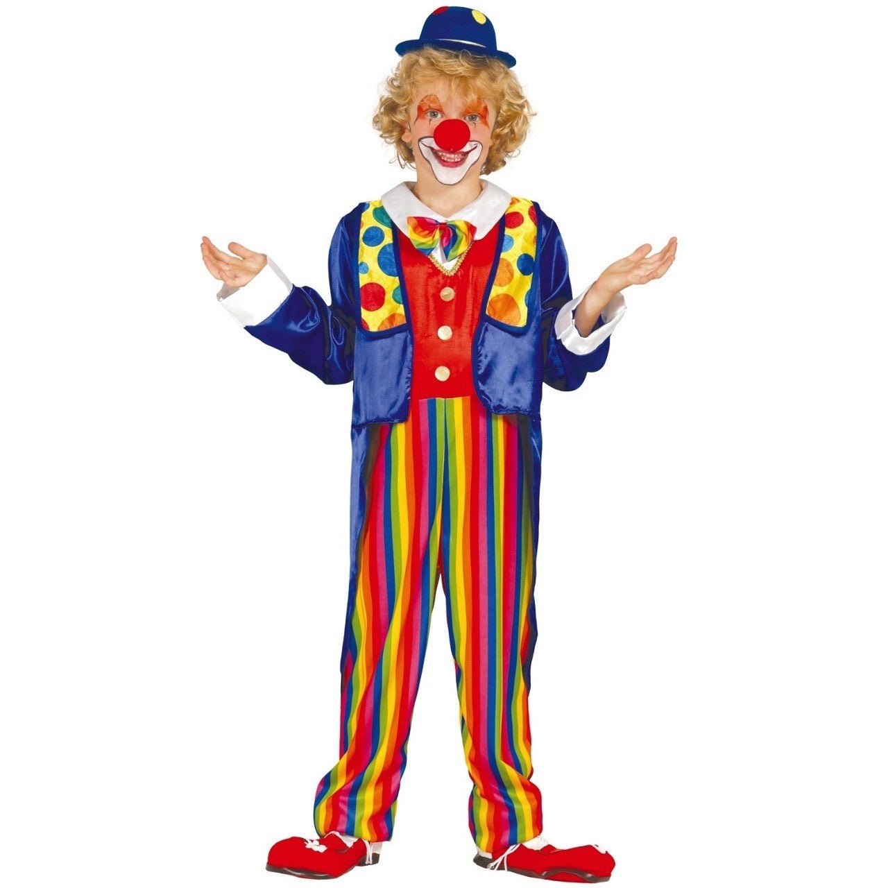 Boys Smile Clown Costume
