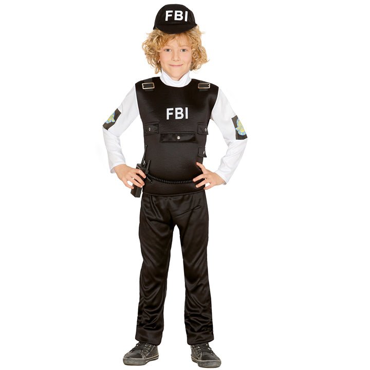 Boys FBI Police Costume