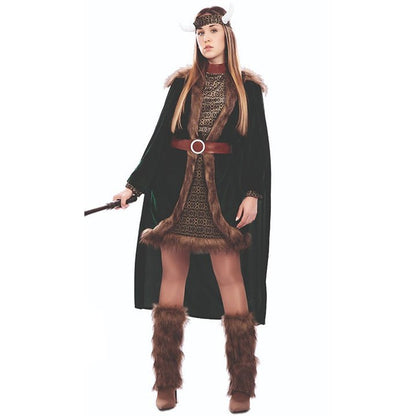 Womens Deluxe Viking Costume