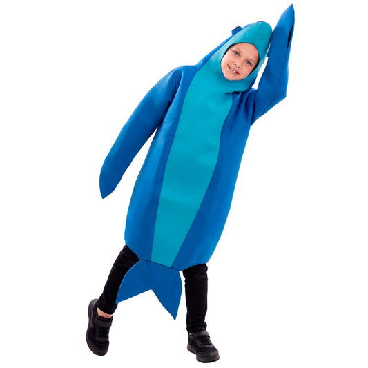 Kids Blue Dolphin Costume