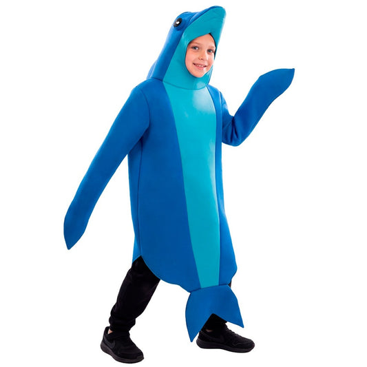 Kids Blue Dolphin Costume