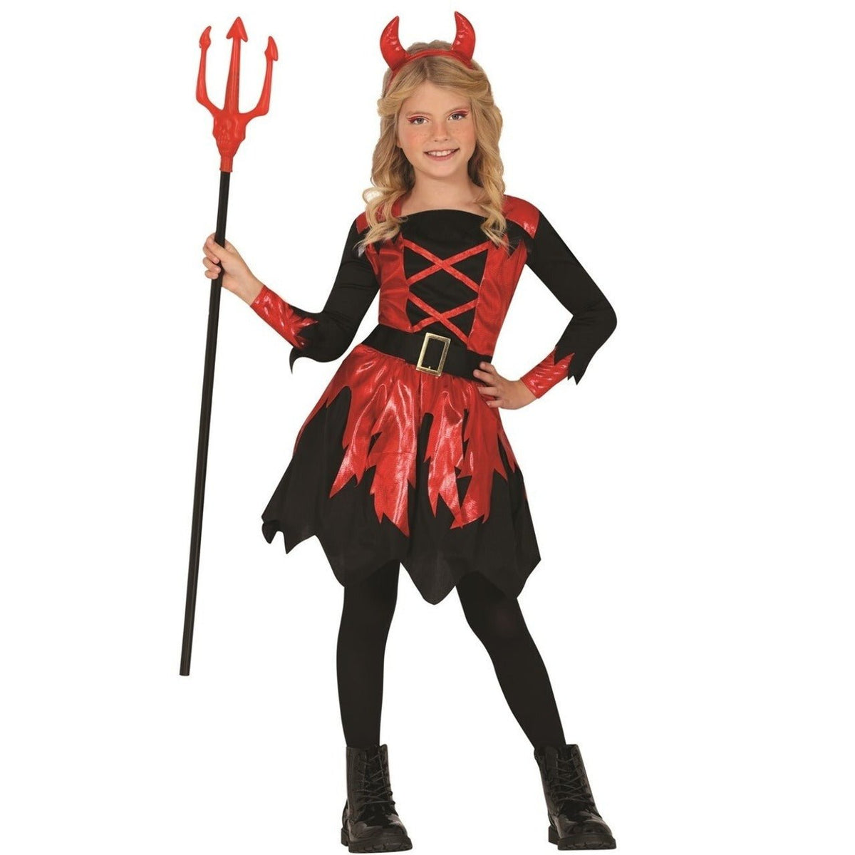 Girls Warrior She Devil Costume