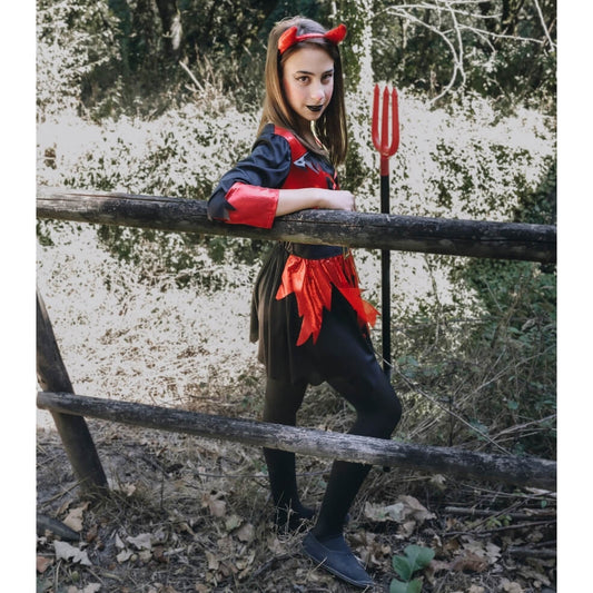 Girls Warrior She Devil Costume