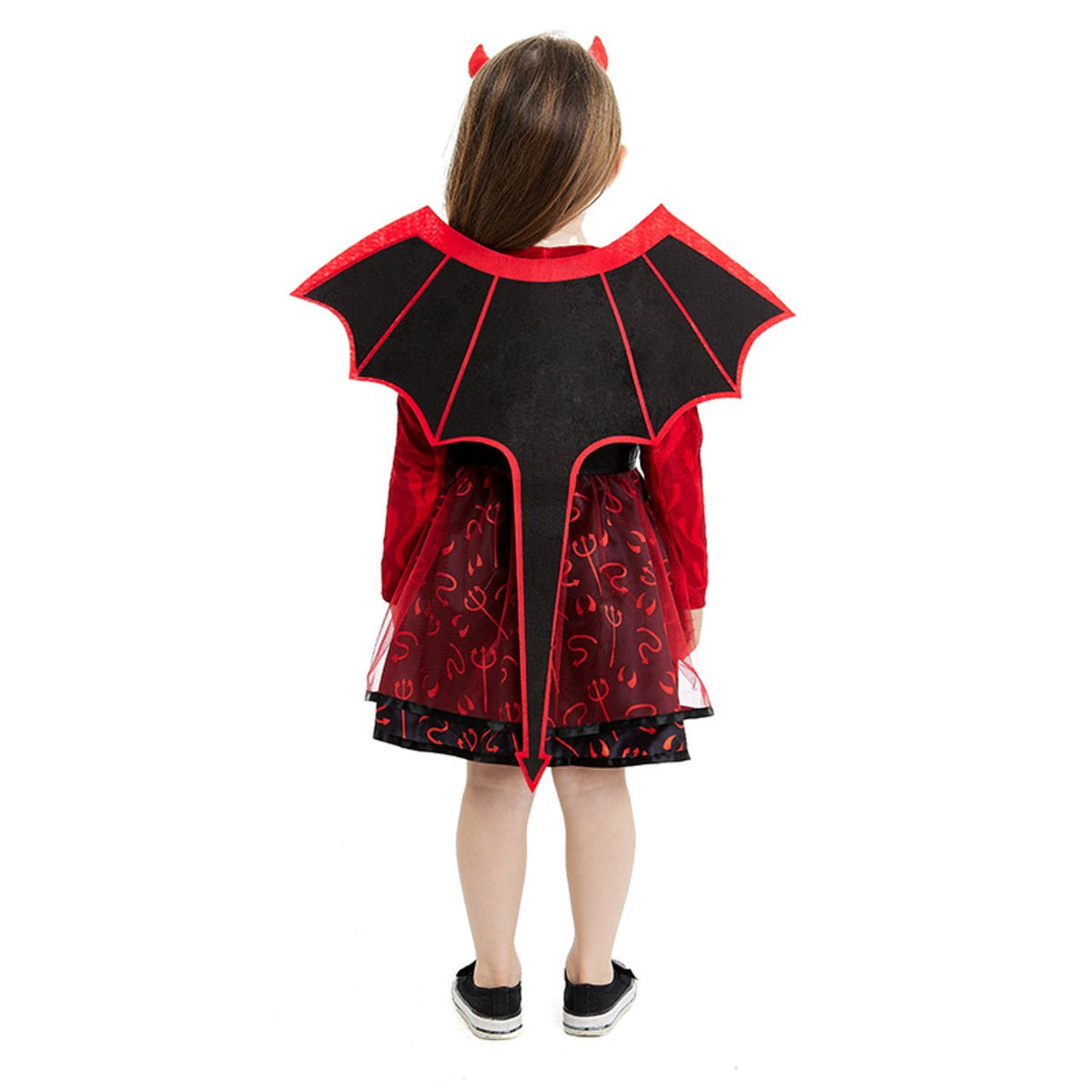 Girls Devil Trident Costume