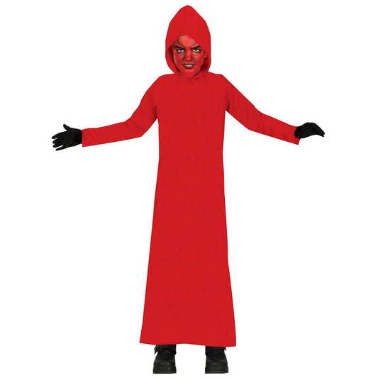 Kids Red Devil Robe Costume