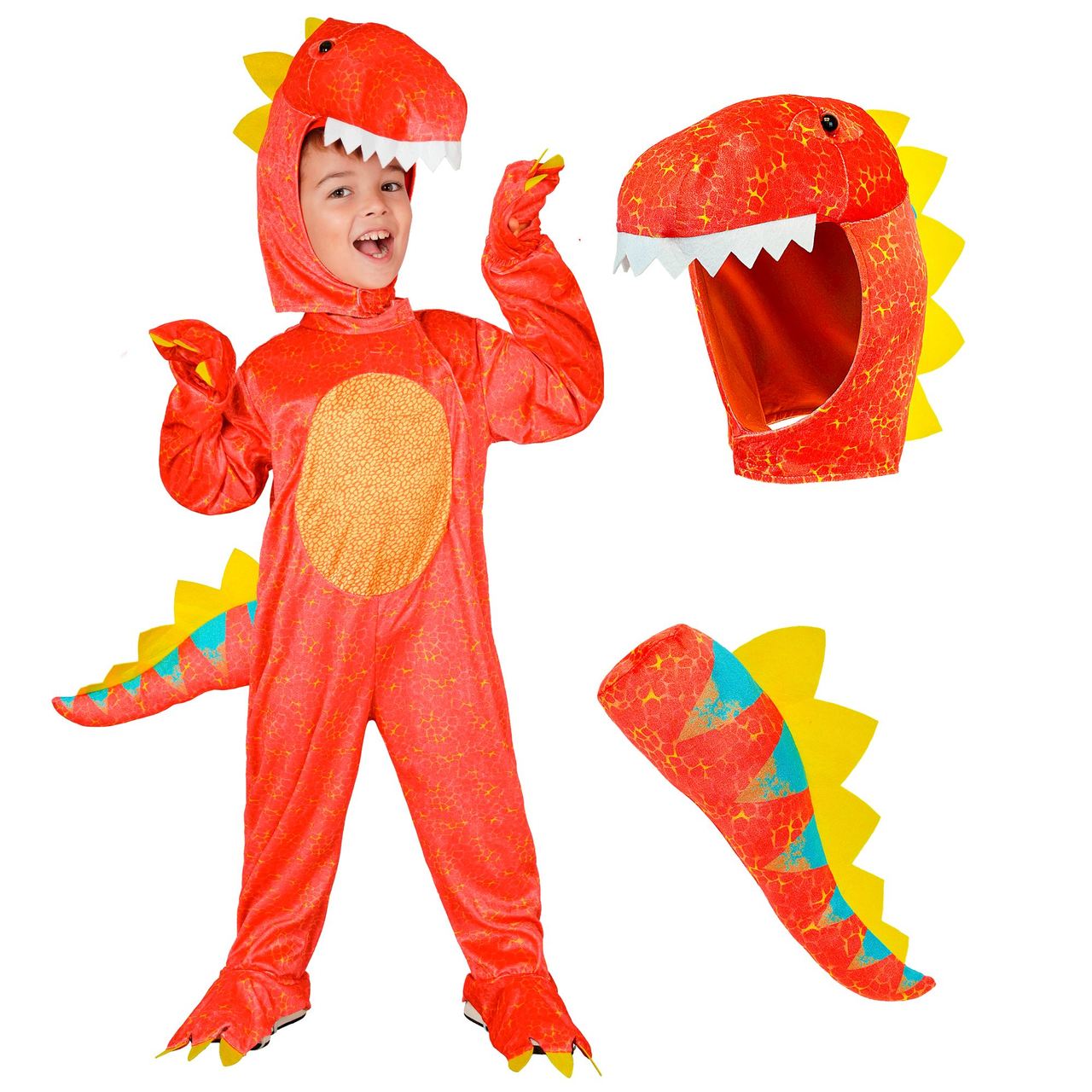Kids Colourful Dinosaur Costume
