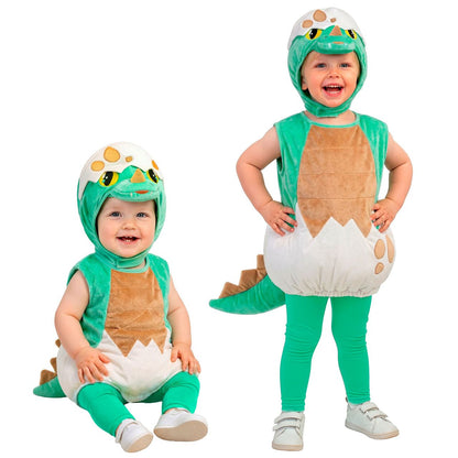 Baby Green Dinosaur Eggshell Costume