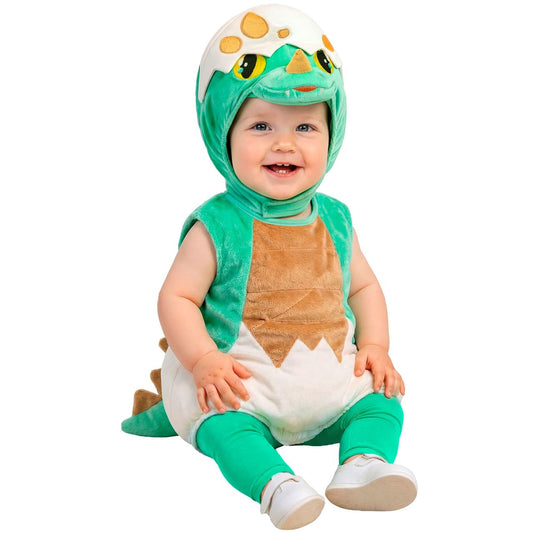 Baby Green Dinosaur Eggshell Costume