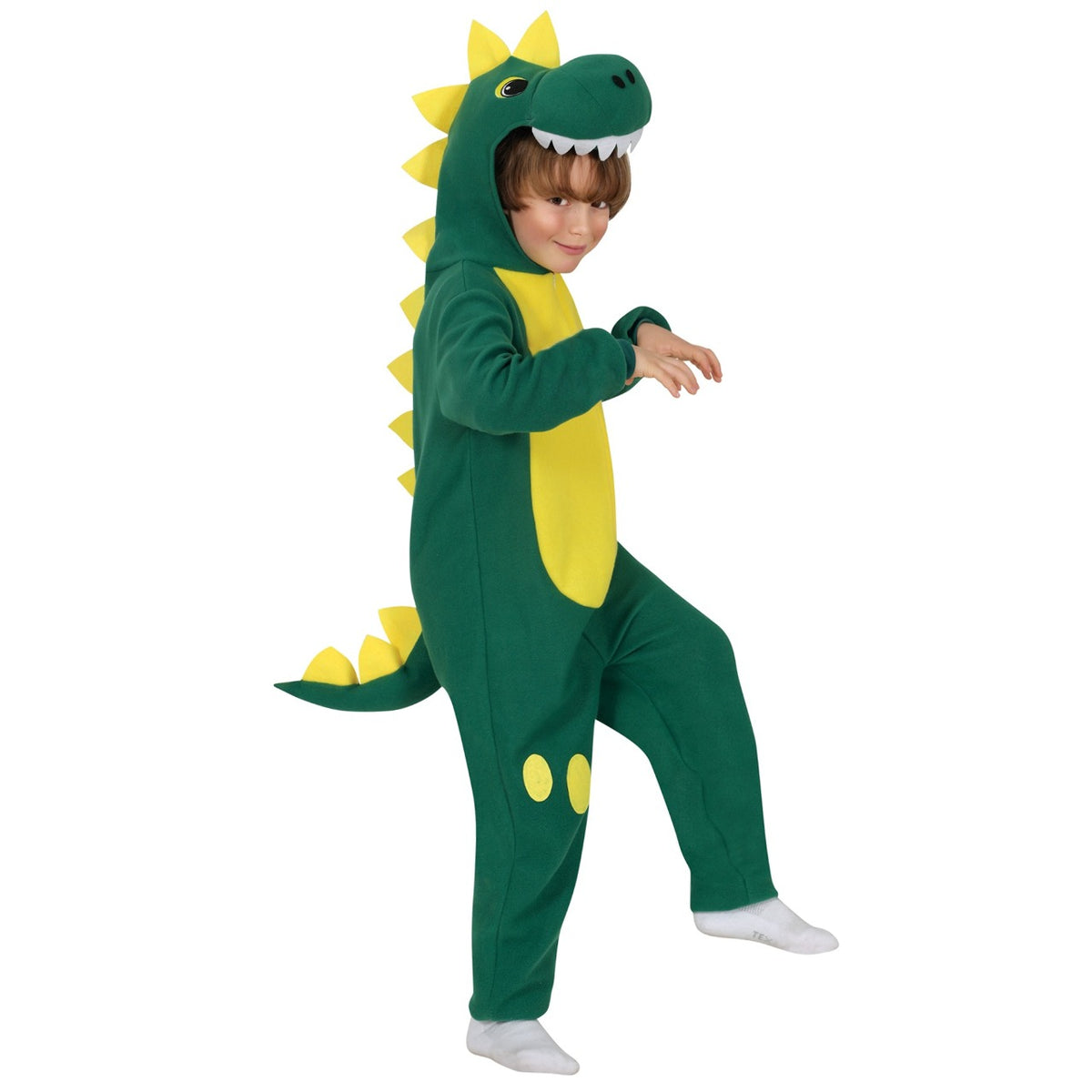 Kids Fierce Green Dinosaur Costume