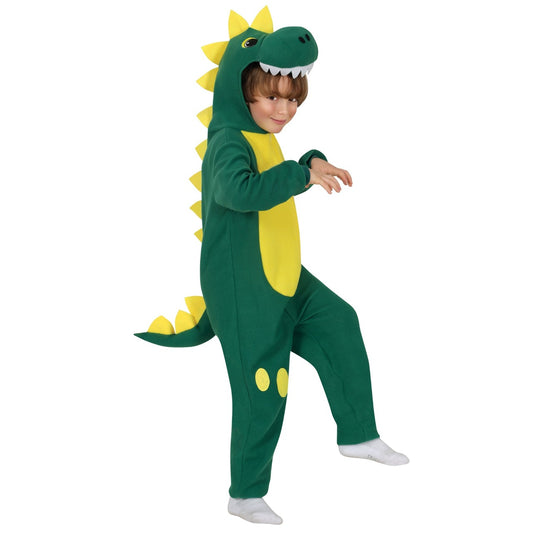 Kids Fierce Green Dinosaur Costume