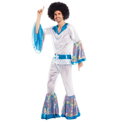 Mens Deluxe Disco Abba Costume