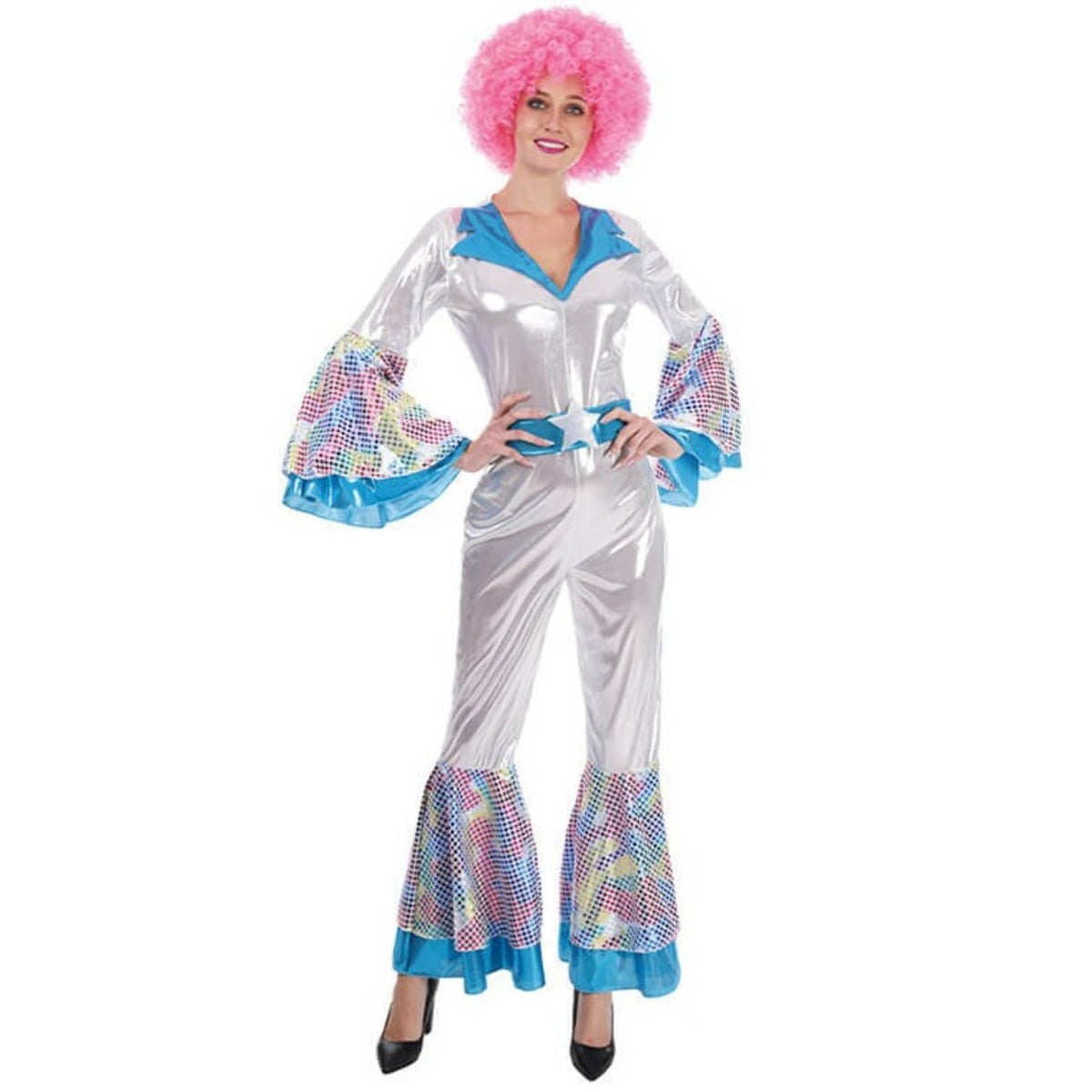 Womens Deluxe Abba Disco Costume