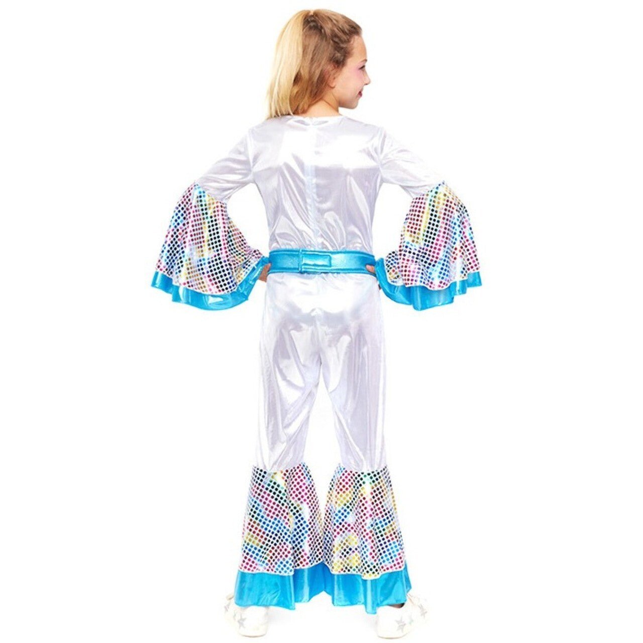 Girls Deluxe Disco Abba Costume