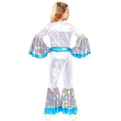 Girls Deluxe Disco Abba Costume