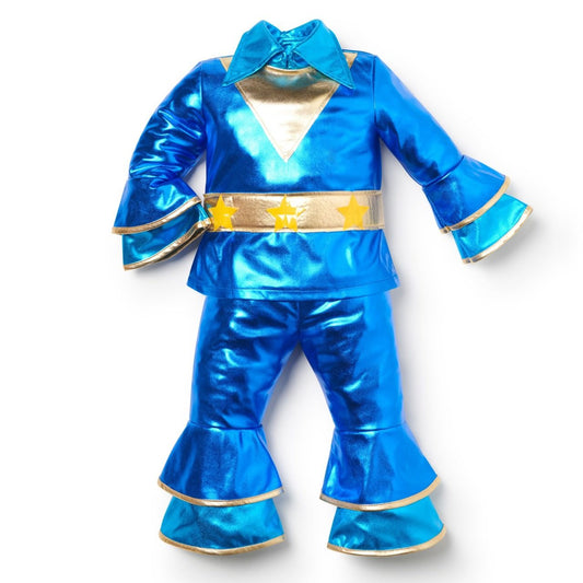 Baby Blue 70s Disco Costume