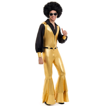 Mens Gold Disco Costume