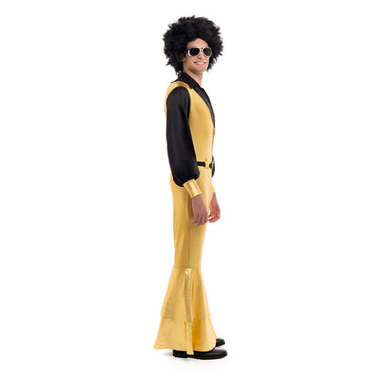 Mens Gold Disco Costume