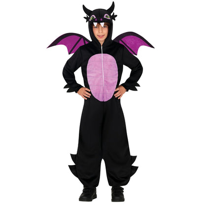 Kids Black Dragon Wings Costume