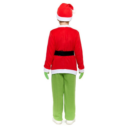 Boys Eco Grinch Elf Costume