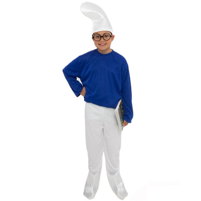 Kids Blue Elf Costume with Booties