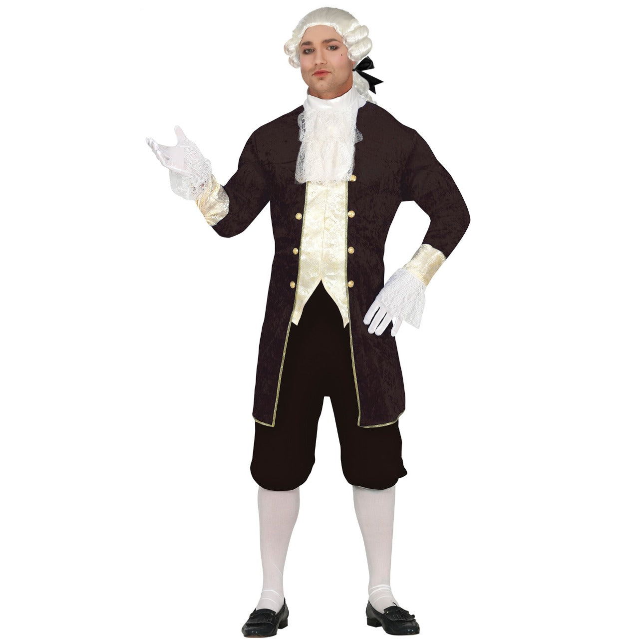 Mens Brown Baroque Duke Costume