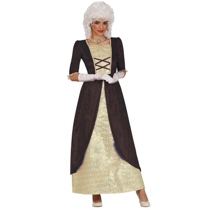 Womens Brown Baroque Duchess Costume