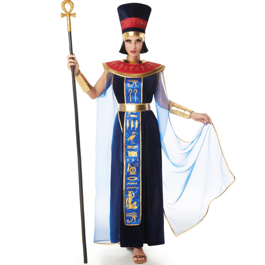 Womens Blue Egyptian Pharaoh Costume