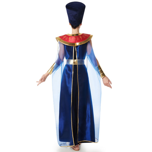 Womens Blue Egyptian Pharaoh Costume