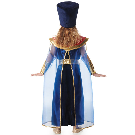 Girls Blue Egyptian Pharaoh Costume