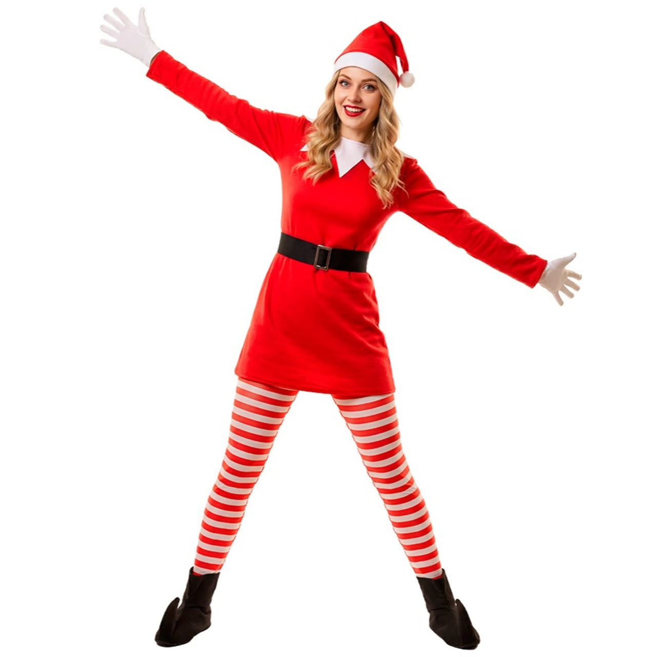 Womens Fun Christmas Elf Costume