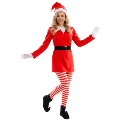 Womens Fun Christmas Elf Costume